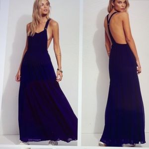 Free people “say you wanna” maxi dress